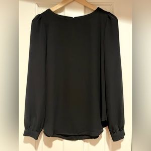 Ann Taylor LOFT Black Work Blouse Size XS